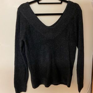 Grey V neck sweater
